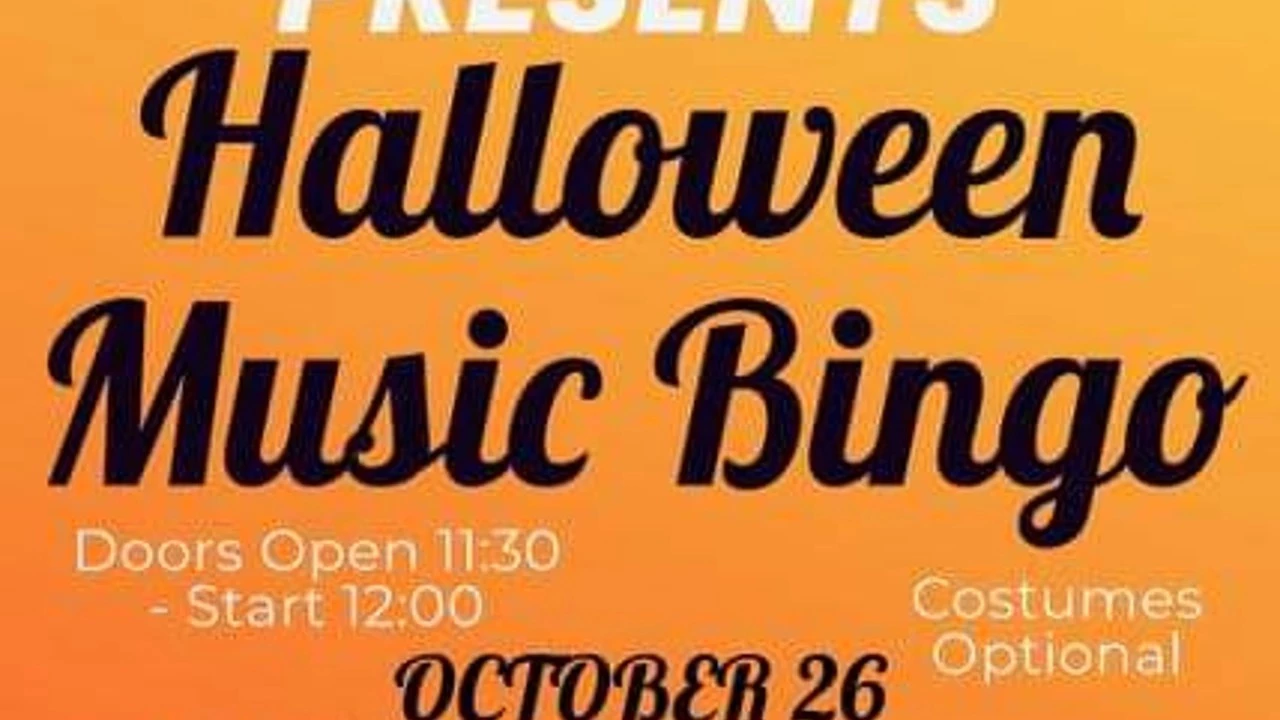 Habibi Shrine Halloween Music Bingo